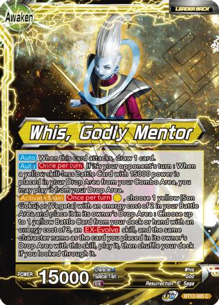 Whis // Whis, Godly Mentor (BT12-085) - Vicious Rejuvenation Foil