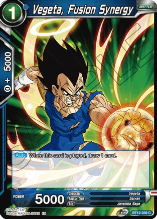 Vegeta, Fusion Synergy (BT12-036) - Vicious Rejuvenation