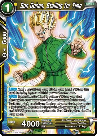 Son Gohan, Stalling for Time (BT12-091) - Vicious Rejuvenation