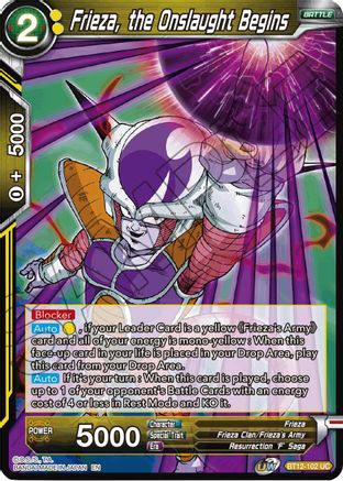 Frieza, the Onslaught Begins (BT12-102) - Vicious Rejuvenation Foil