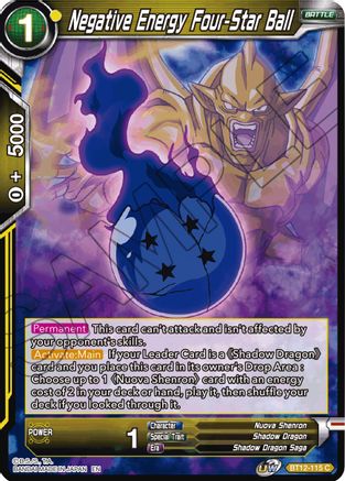 Negative Energy Four-Star Ball (BT12-115) - Vicious Rejuvenation