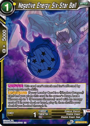 Negative Energy Six-Star Ball (BT12-117) - Vicious Rejuvenation