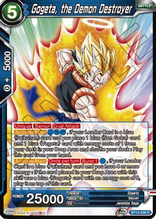 Gogeta, the Demon Destroyer (BT12-039) - Vicious Rejuvenation