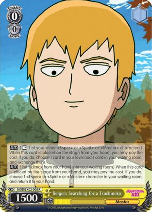 Reigen: Searching for a Tsuchinoko (MOB/SX02-008 R) - Mob Psycho 100