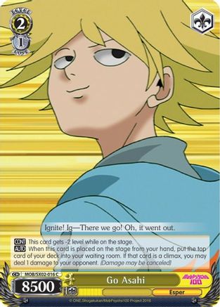 Go Asahi (MOB/SX02-016 C) - Mob Psycho 100