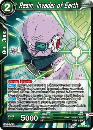 Rasin, Invader of Earth (BT12-074) - Vicious Rejuvenation Foil
