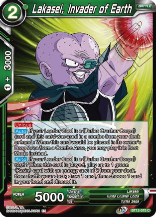 Lakasei, Invader of Earth (BT12-075) - Vicious Rejuvenation Foil