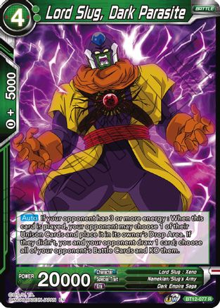 Lord Slug, Dark Parasite (BT12-077) - Vicious Rejuvenation Foil