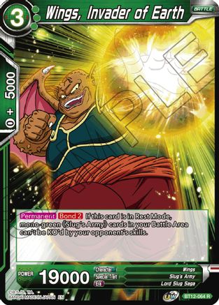 Wings, Invader of Earth (BT12-064) - Vicious Rejuvenation Foil