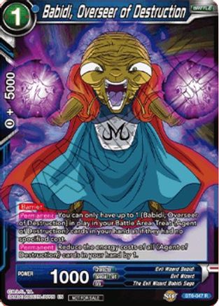 Babidi, Overseer of Destruction (BT6-047) - Tournament Promotion Cards