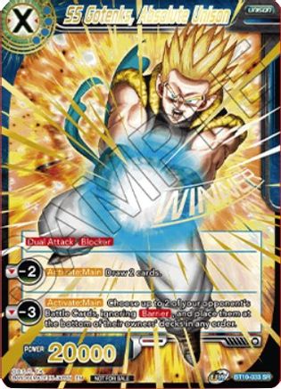 SS Gotenks, Absolute Unison (Winner Stamped) (BT10-033) - Tournament Promotion Cards