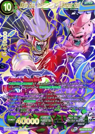 Majin Buu, Incarnation of Demonic Evil (BT12-153) - Vicious Rejuvenation