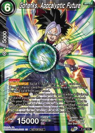 Gohanks, Apocalyptic Future (Unison Warrior Series Tournament Pack Vol.3) (P-287) - Tournament Promotion Cards