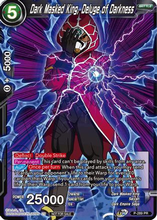 Dark Masked King, Deluge of Darkness (Unison Warrior Series Tournament Pack Vol.3) (P-289) - Tournament Promotion Cards