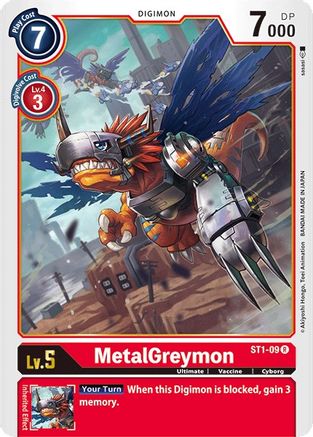 MetalGreymon (ST1-09) - Starter Deck 01: Gaia Red