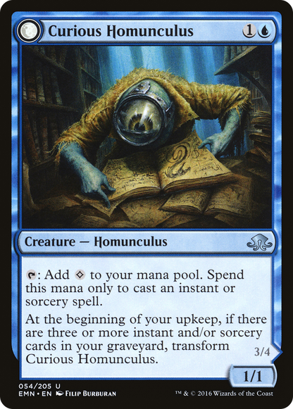 Curious Homunculus (EMN-054) - Eldritch Moon: (mooneldrazidfc)