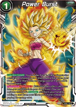 Power Burst (Gold Stamped) (BT5-115) - Tournament Promotion Cards