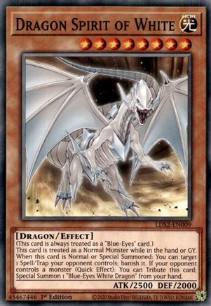 Dragon Spirit of White (LDS2-EN009) - Legendary Duelists: Season 2 1st Edition