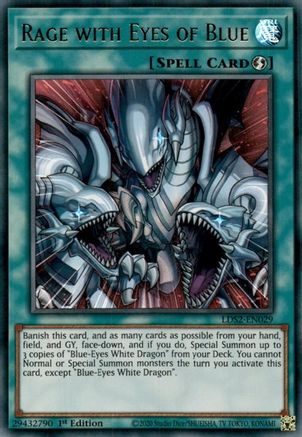 Rage with Eyes of Blue (LDS2-EN029) - Legendary Duelists: Season 2 1st Edition
