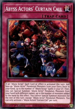 Abyss Actors' Curtain Call (LDS2-EN064) - Legendary Duelists: Season 2 1st Edition