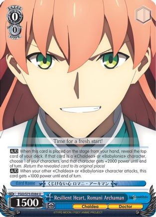 Resilient Heart, Romani Archaman (FGO/S75-E084 U) - Fate/Grand Order Absolute Demonic Front: Babylonia