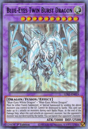Blue-Eyes Twin Burst Dragon (Purple) (LDS2-EN019) - Legendary Duelists: Season 2 1st Edition