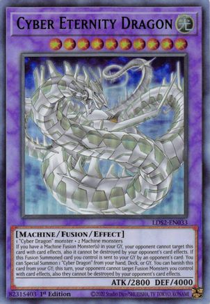 Cyber Eternity Dragon (Green) (LDS2-EN033) - Legendary Duelists: Season 2 1st Edition