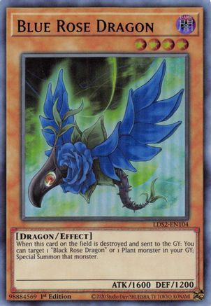 Blue Rose Dragon (Purple) (LDS2-EN104) - Legendary Duelists: Season 2 1st Edition
