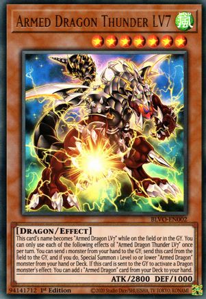 Armed Dragon Thunder LV7 (BLVO-EN002) - Blazing Vortex 1st Edition