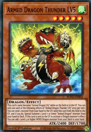 Armed Dragon Thunder LV5 (BLVO-EN003) - Blazing Vortex 1st Edition