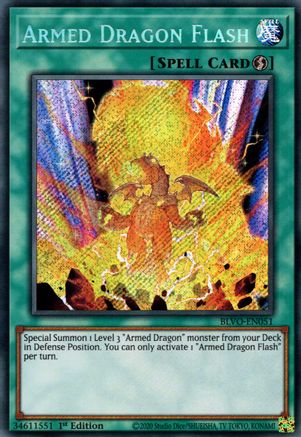 Armed Dragon Flash (BLVO-EN051) - Blazing Vortex 1st Edition