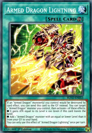 Armed Dragon Lightning (BLVO-EN053) - Blazing Vortex 1st Edition