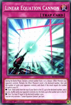 Linear Equation Cannon (BLVO-EN080) - Blazing Vortex 1st Edition