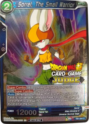 Sorrel, The Small Warrior (TB1-044) - Judge Promotion Cards