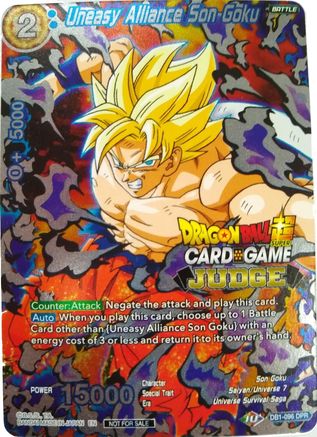 Uneasy Alliance Son Goku (DB1-096) - Judge Promotion Cards