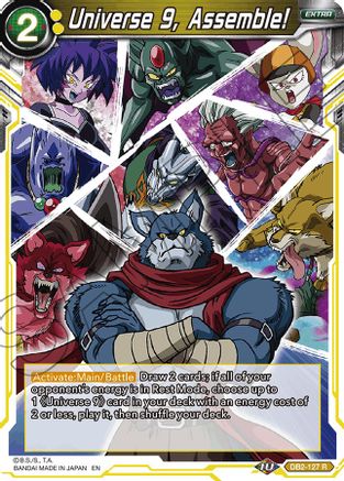 Universe 9, Assemble! (Reprint) (DB2-127) - Battle Evolution Booster Foil