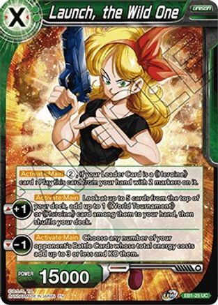 Launch, the Wild One (EB1-25) - Battle Evolution Booster Foil