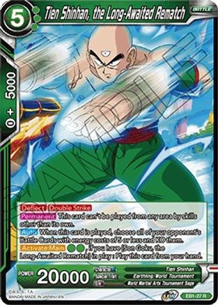 Tien Shinhan, the Long-Awaited Rematch (EB1-27) - Battle Evolution Booster