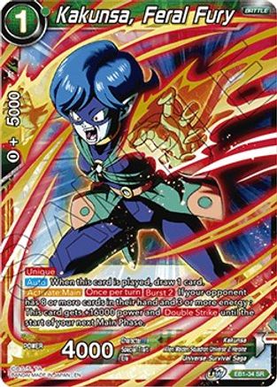 Kakunsa, Feral Fury (EB1-34) - Battle Evolution Booster