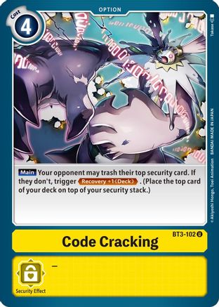 Code Cracking (BT3-102) - Release Special Booster 1.5
