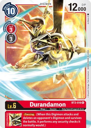 Durandamon (BT3-016) - Release Special Booster 1.5