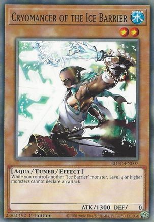 Cryomancer of the Ice Barrier (SDFC-EN007) - Structure Deck: Freezing Chains 1st Edition