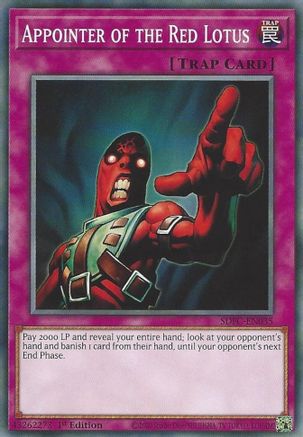 Appointer of the Red Lotus (SDFC-EN035) - Structure Deck: Freezing Chains 1st Edition
