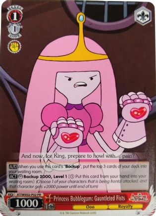 Princess Bubblegum: Gauntleted Fists (AT/WX02-P02 PR) - Adventure Time