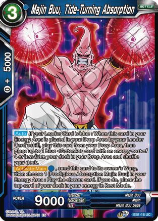 Majin Buu, Tide-Turning Absorption (EB1-16) - Battle Evolution Booster Foil