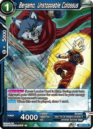 Bergamo, Unstoppable Colossus (EB1-17) - Battle Evolution Booster