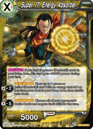 Super 17, Energy Absorber (EB1-39) - Battle Evolution Booster Foil