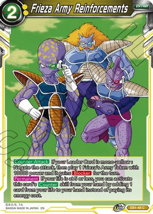 Frieza Army Reinforcements (EB1-48) - Battle Evolution Booster