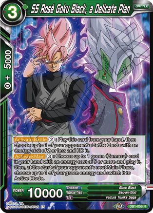 SS Rose Goku Black, a Delicate Plan (Reprint) (DB1-056) - Battle Evolution Booster