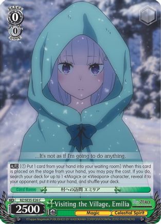 Visiting the Village, Emilia (RZ/SE35-E26 C) - Re:ZERO: The Frozen Bond